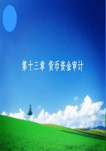 第十三章-货币资金审计