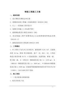 钢筋工程专项施工方案