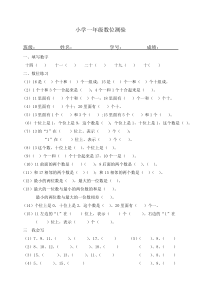 数位练习(1)