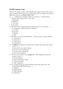 2017专四真题语言知识