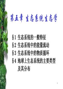 生态系统生态学