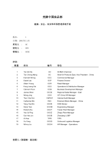 壳牌 HSSE MS manual - Chinese
