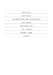 基于盗版冲击态势下软件产品定价方法研究