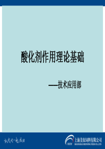 酸化剂作用理论基础
