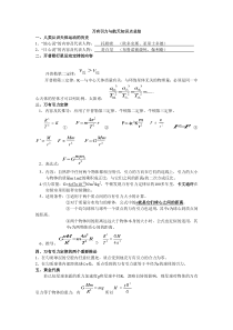 万有引力与航天知识点总结