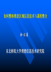 语文试题练习题教案学案课件如何整体推进区域信息技术与课程整合