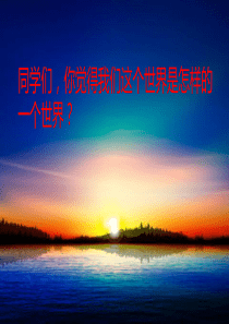 《我们奇妙的世界》(完美版)PPT课件