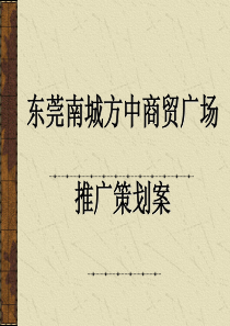 方中商贸广场推广策划案