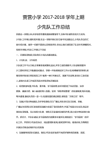 少先队工作总结