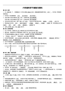 粤教版六年级科学下册复习资料(精华)