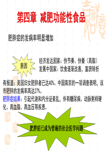 减肥功能性食品