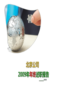 某集团公司年终述职报告ppt范本1