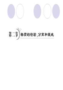2012年高考化学复习探究课件：10.2物质的检验、分离和提纯
