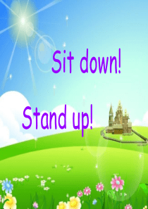 外研版(一起)一上Module 3《Unit 1 Sit down》ppt课件4