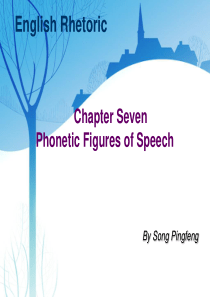 《英语修辞学》第七章