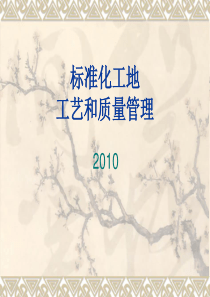 标准化工地管理