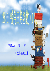 28.1锐角三角函数课件