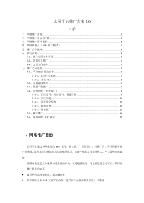 2013年网站推广方案2.0