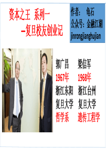 【资本之王】系列一：复星帝国崭露头角