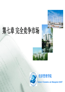 微观经济学第七章 完全竞争理论