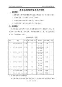 路堑高边坡监测方案