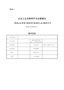 企业工业互联网平台发展情况