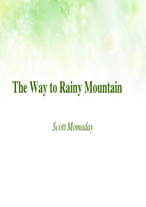 Lesson-11-The-Way-to-Rainy-Mountain