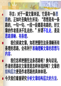 分析文章结构-把握作者思路上课课件