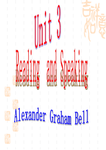 选修8unit3 Bell课件