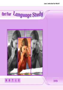 现代大学英语精读2第二版Unit1 Another School Year Language stu