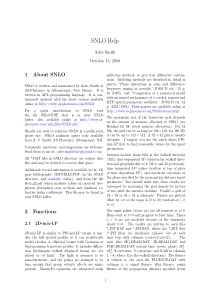 SNLO_Help帮助文件