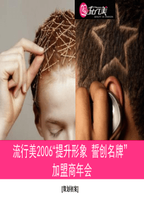 流行美加盟商年会策划案