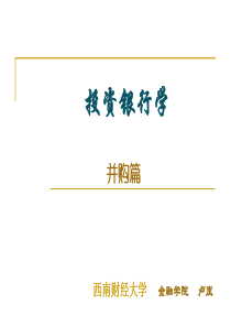 11 投资银行学――4