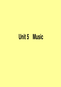 2012届(人教新课标)高考英语一轮复习(课件)必修2_Unit_5_Music[1]
