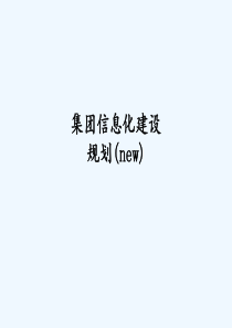 集团信息化建设规划(new)-1692