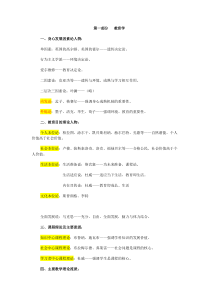 教育学主要人物及特点一览表