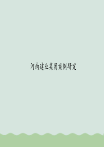 某建业集团案例研究(PPT-36页)