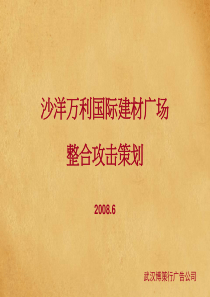 湖北沙洋万利国际建材广场整合攻击策划_112PPT_专业市场