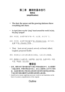 第三章翻译的基本技巧之-增译法