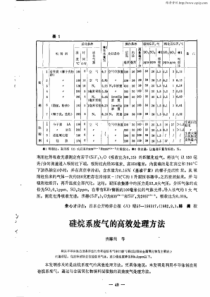 硅烷系废气的高效处理方法