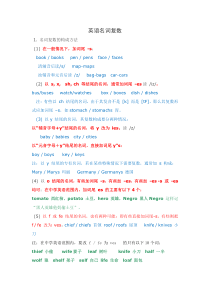 英语名词变复数的几种形式
