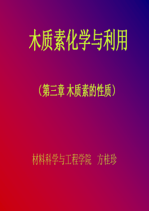 木质素化学