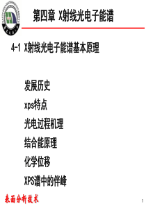 X射线光电子能谱XPS