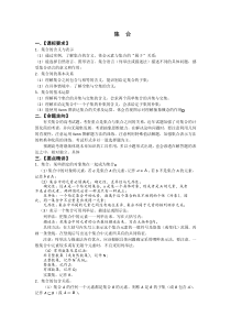 集合知识点总结及典型例题