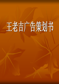 王老吉广告策划书