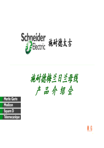 施耐德梅兰日兰母线Presentation010508产品介绍会(第