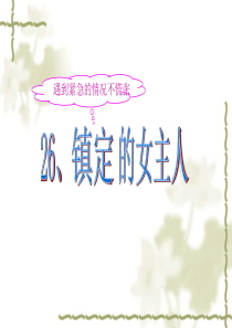 27、镇定的女主人