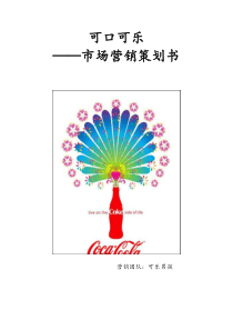 可口可乐市场营销方案