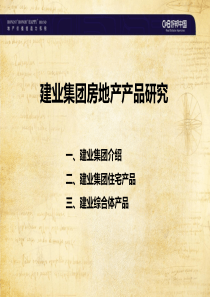 建业集团房地产产品研究