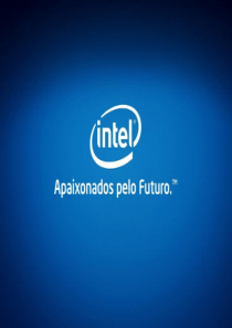 Intel深蓝色风格PPT